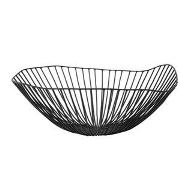 Cesira fruit basket, black