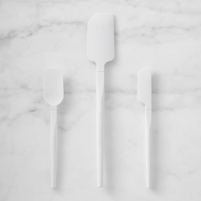 All Silicone Spatula, Set of 3, White