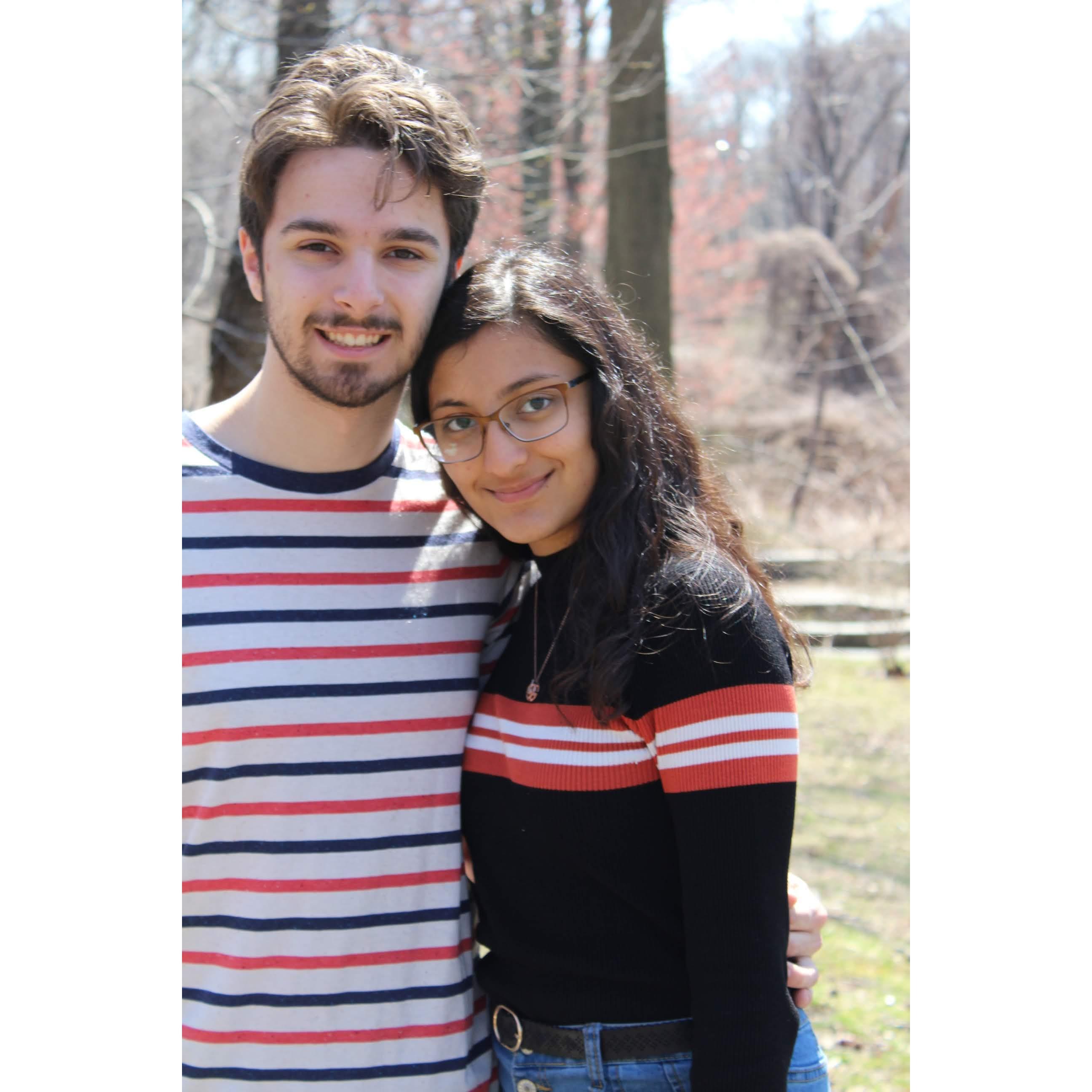 Sabriyah's first trip out to Staten Island, April 2019