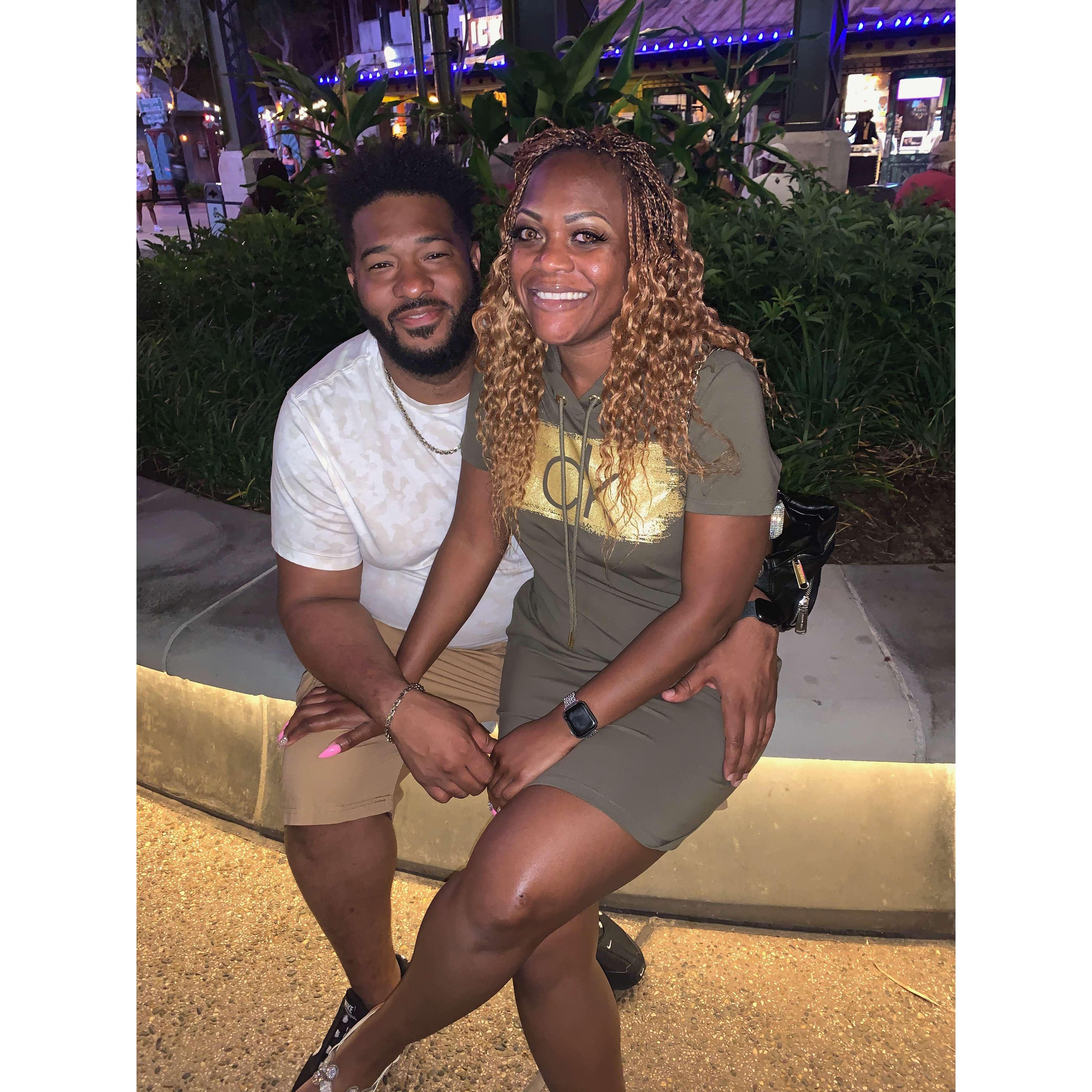 May 2021.  A night out in Florida.