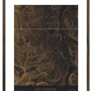 Breckenridge, Colorado - Hickory / 13x19 Inch Image on 18x24 Inch Fine Art Paper / No Frame