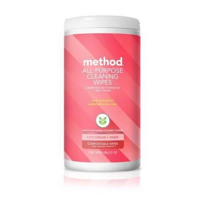 Method All Purpose Wipes Pink Grapefruit - 70ct