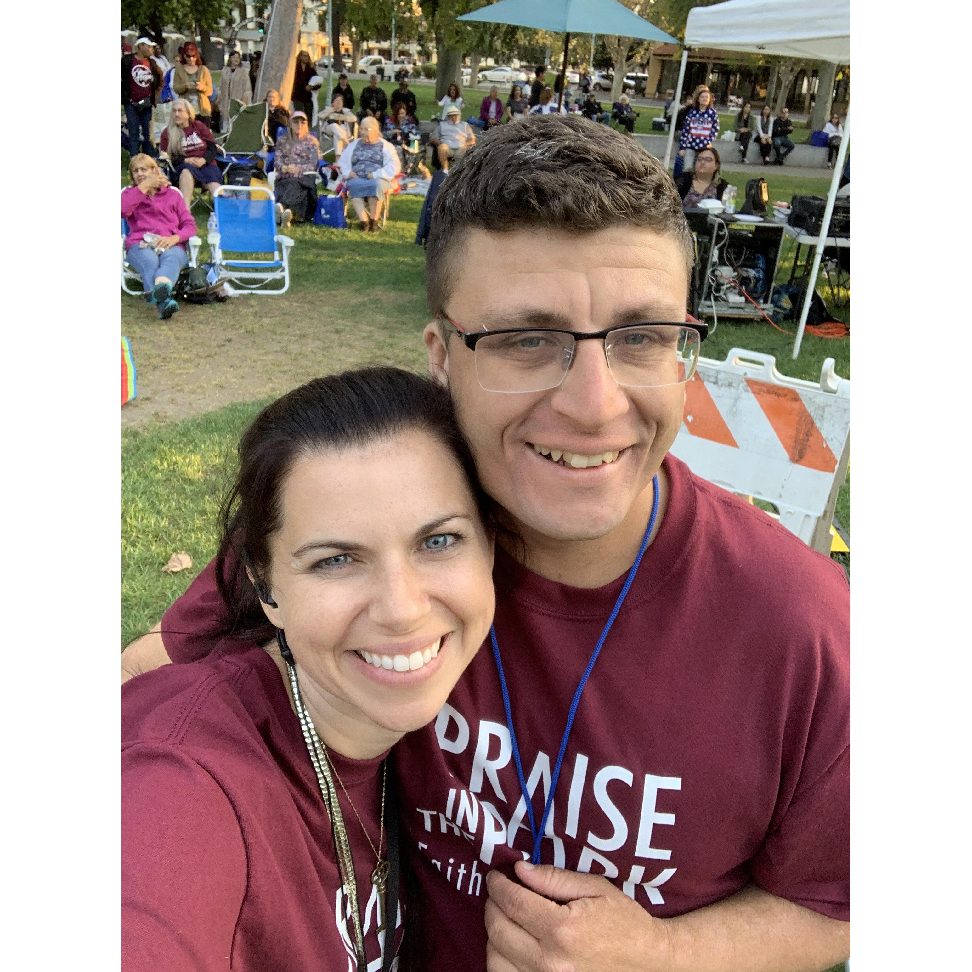 We love to serve together. ♥️