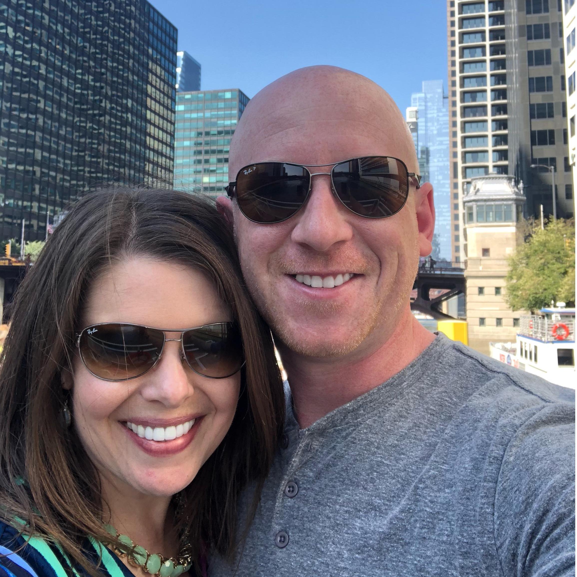 Kudos to Erick for a fantastic Birthday Funday in Chicago: Architecture River Cruise, Girl and the Goat and Hamilton! September 2018