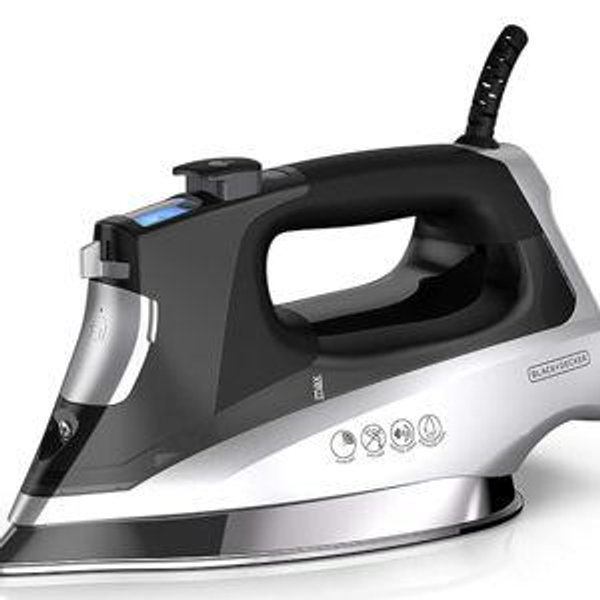 BLACK+DECKER Allure Digital Professional Steam Iron Black/Silver