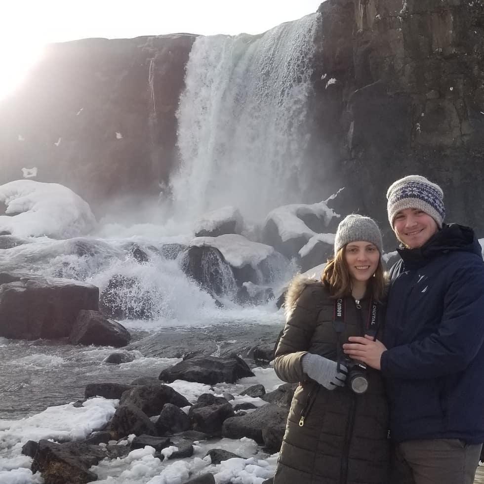 We took our first trip together to Iceland and were blown away by the beauty of the nature there.