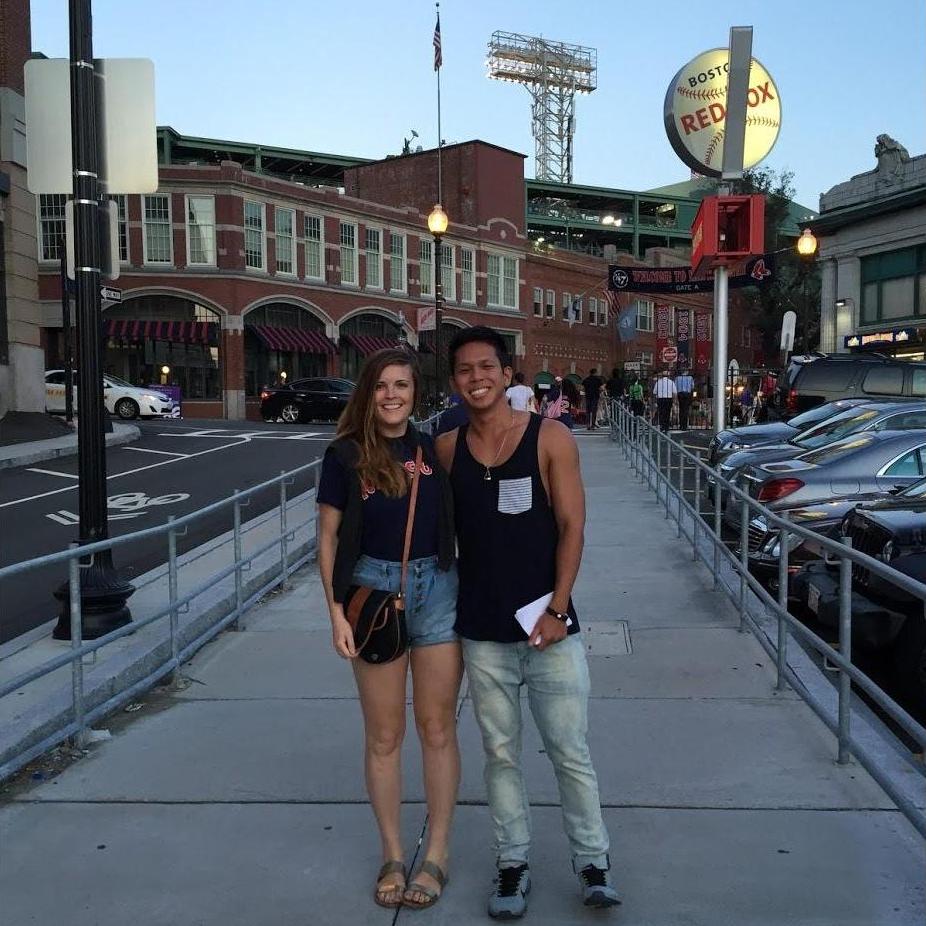 Darryl's first (home) Red Sox game!