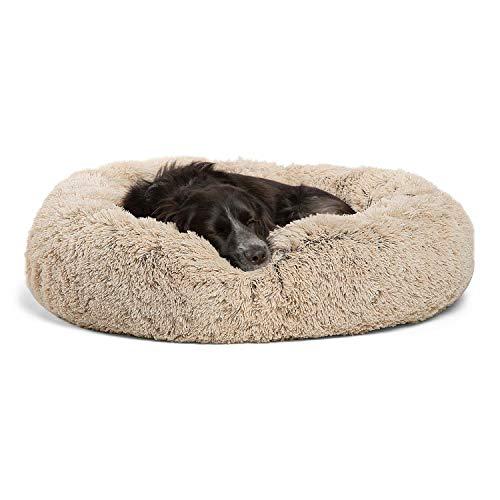 Best Friends by Sheri Calming Shag Vegan Fur Donut Cuddler (Multiple Sizes)
