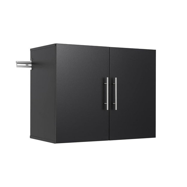 Prepac's HangUps Upper Storage Cabinet - Elegant and Spacious Wall Cabinets to Maximize Your Storage, 36" Size, Classic Black Finish