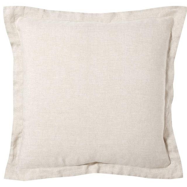 Neutral Belgian Linen Shams, Euro, Set of 2