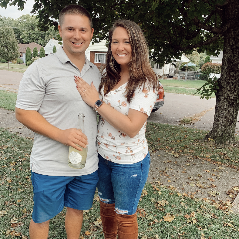 After saying YES and popping champagne! 09.27.20