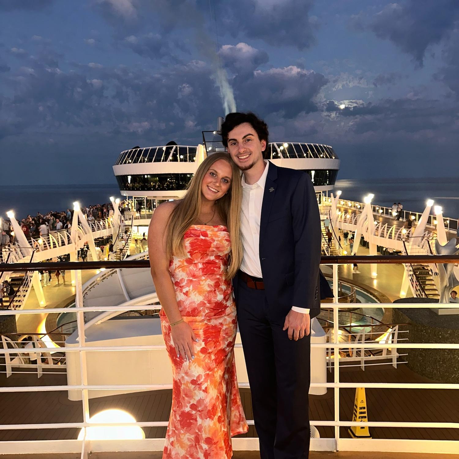 Our 2nd cruise, "engagementmoon".
Senior spring break!
March 2025.