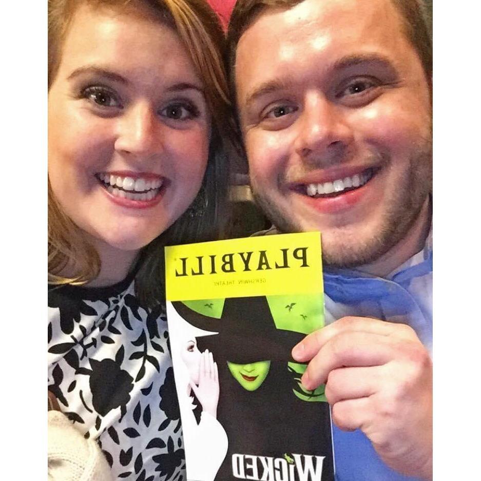 Connecting over our mutual LOVE for show tunes and Broadway!