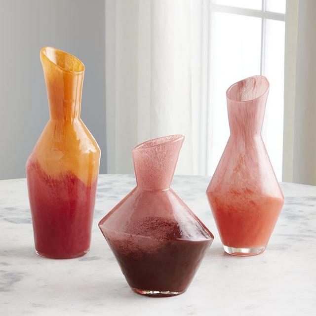 Jamie YoungAsymmetrical Gradient Vase, Set of 3