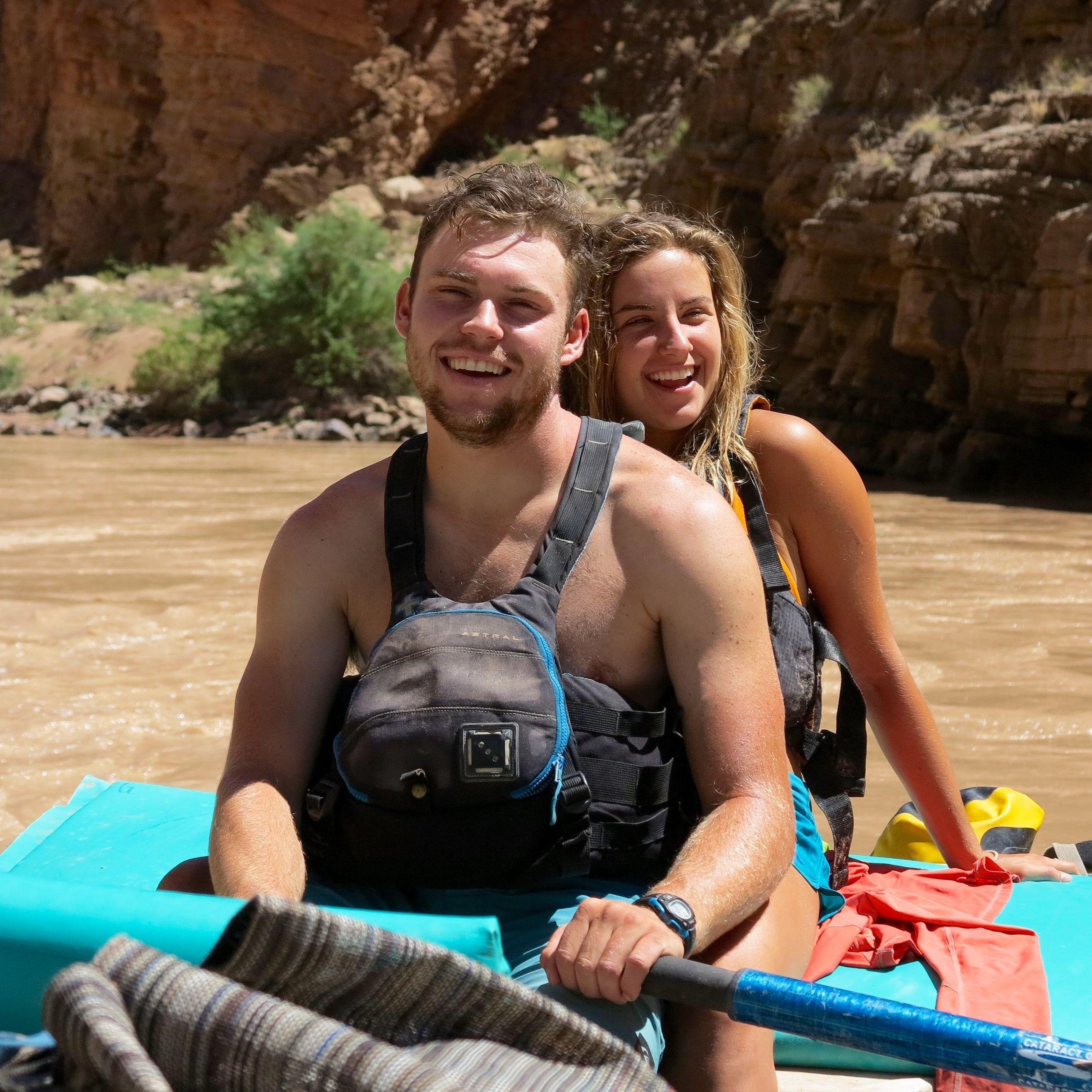 GiGi's first ever river trip was the Grand Canyon. This trip was the first time we said "I love you"