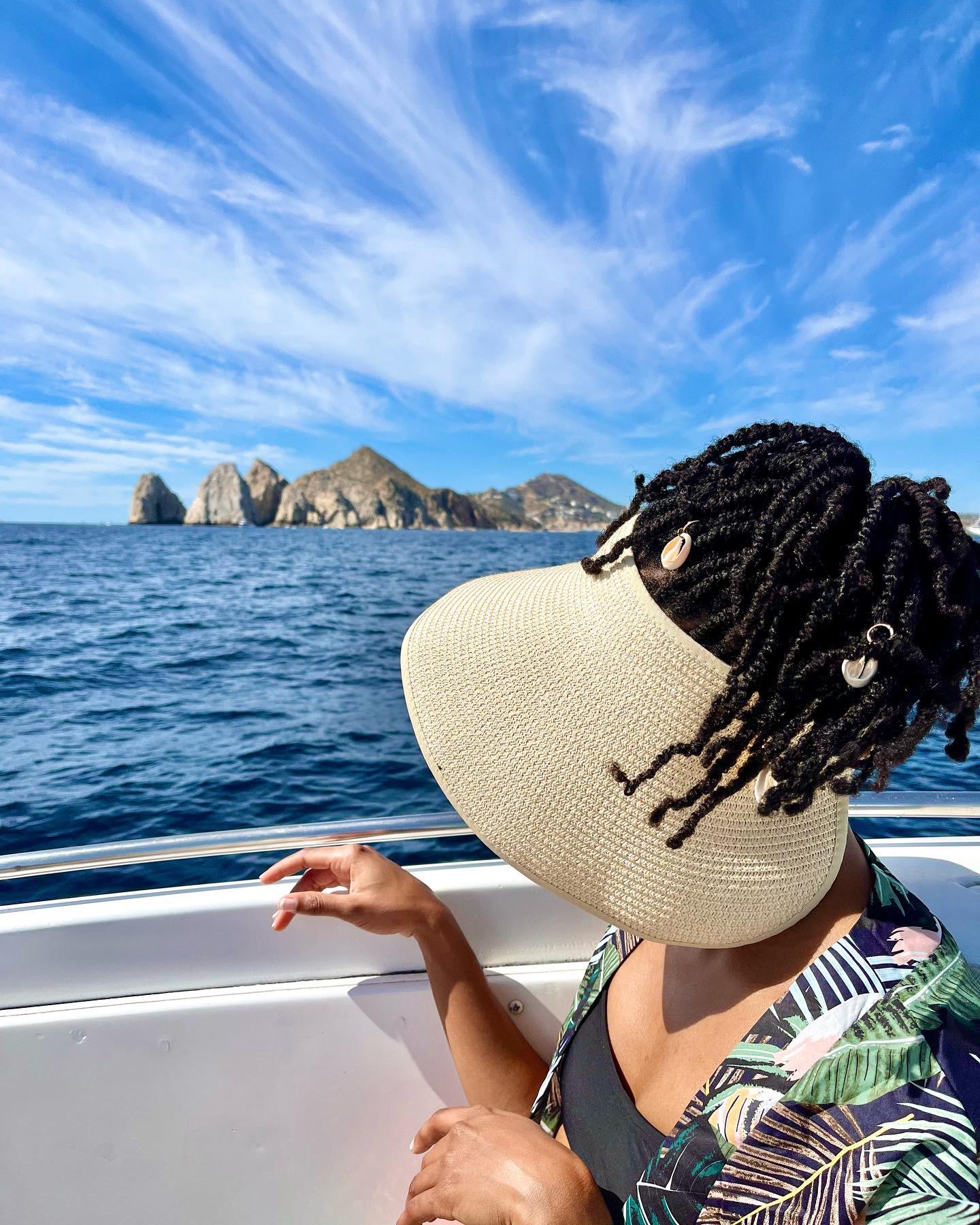 Cabo San Lucas with the beautiful twists Steph out in my hair