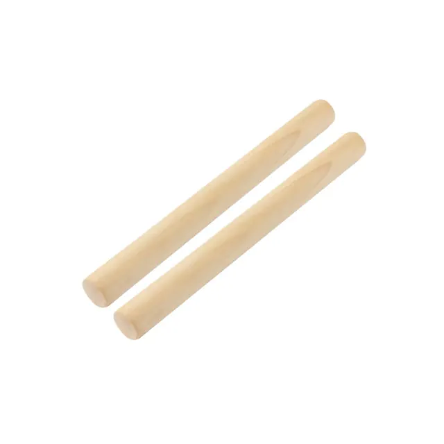 Unique Bargains Kitchen Baking Pastry Pizza Pasta Dough 28cm Length Rolling Pins Beige 2 Pcs