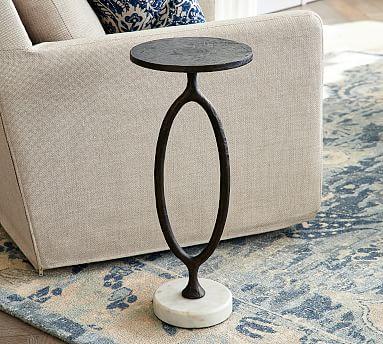 Bodhi 10" Round Metal Accent Table