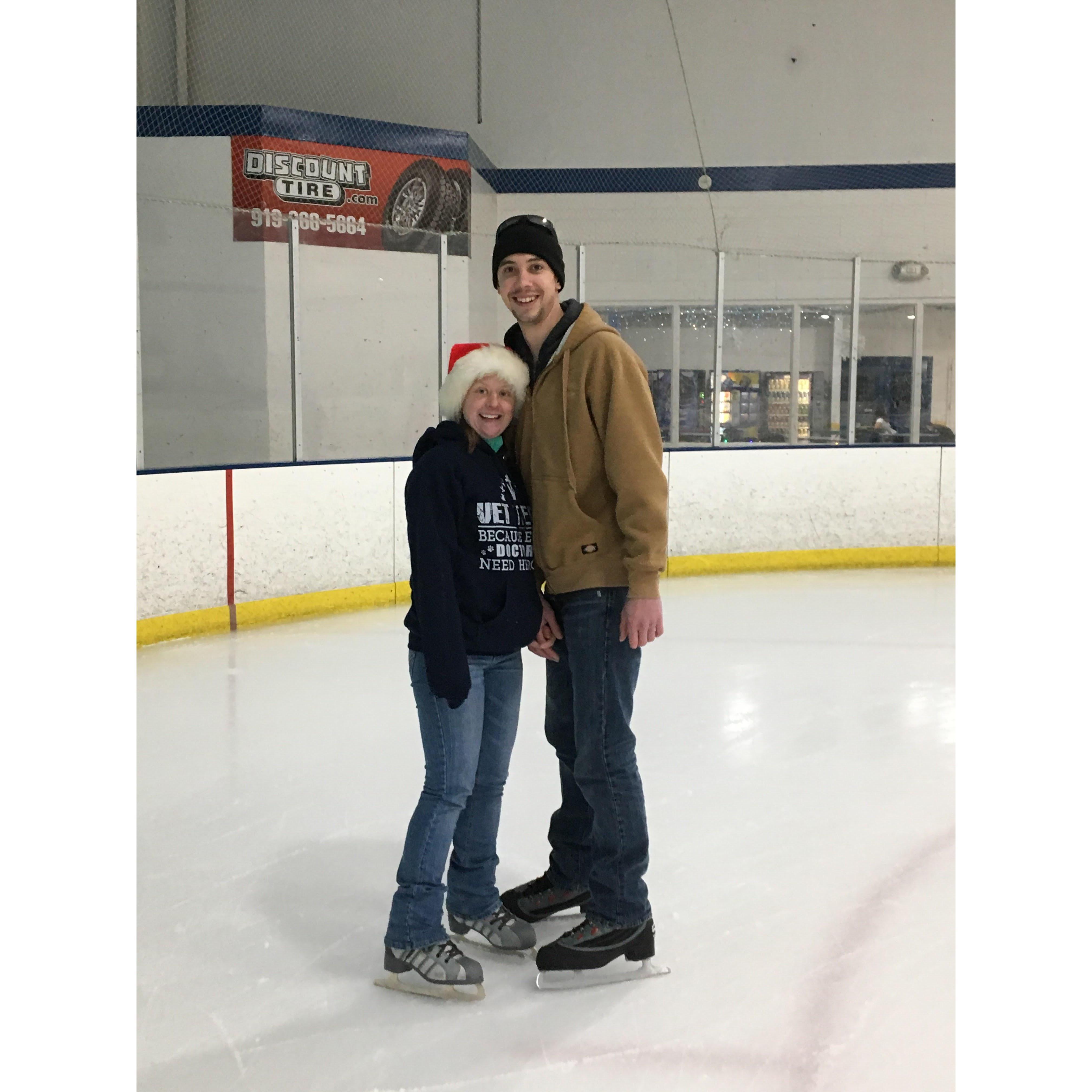 Ice skating - Raleigh December 2016