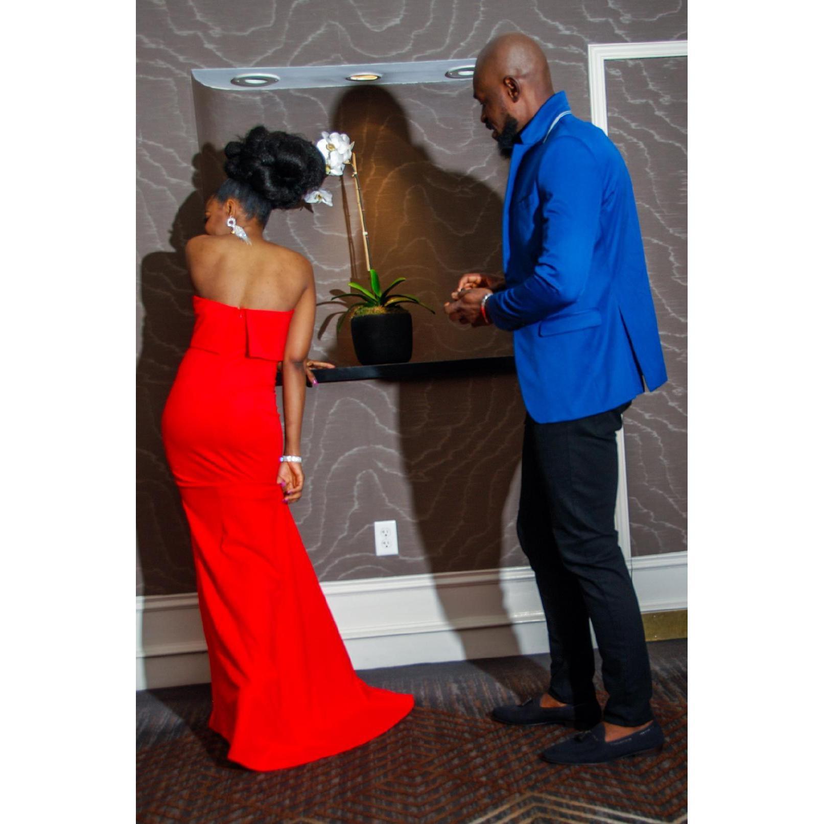 He popped the Question.