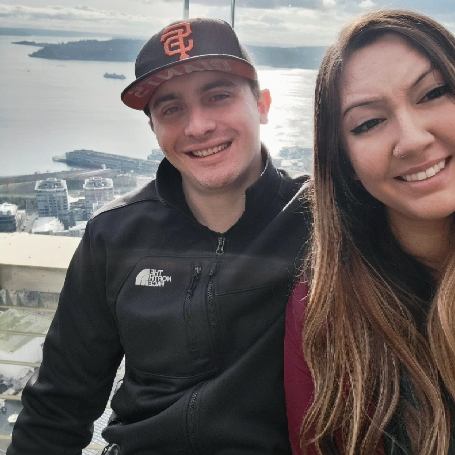 At the top of the Space Needle!