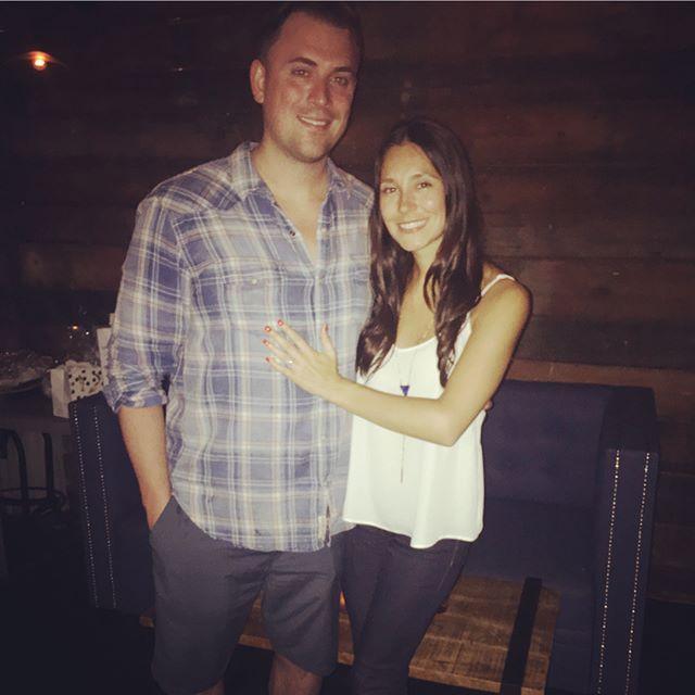 The night we got engaged!