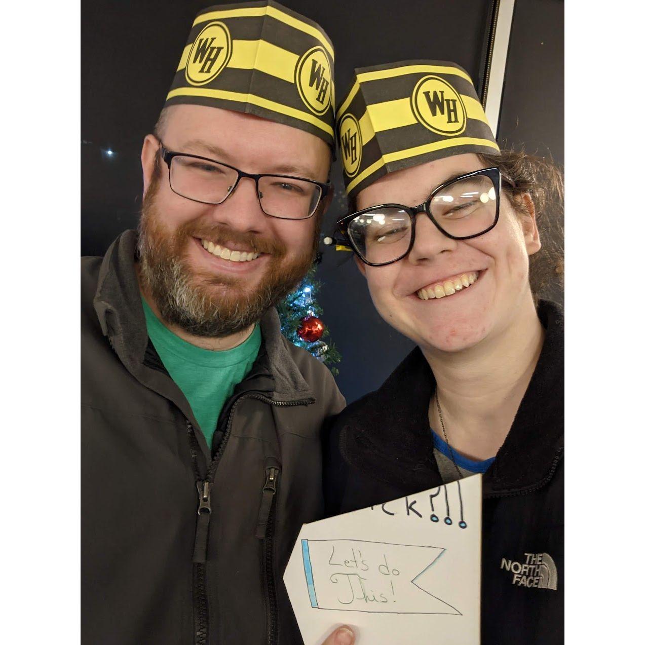 During the proposal, one of our stops was at Waffle House