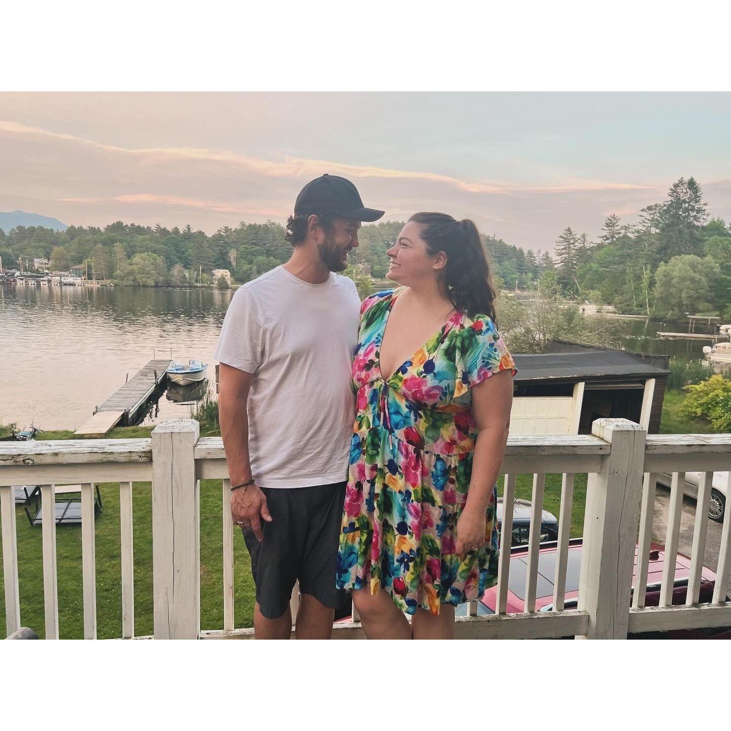 The evening we got engaged