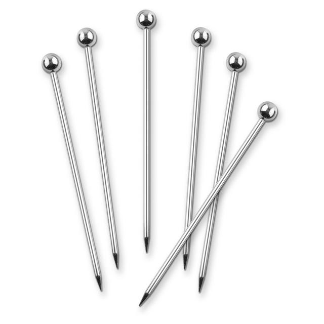 Final Touch™ Stainless Steel Cocktail Picks (Set of 6)