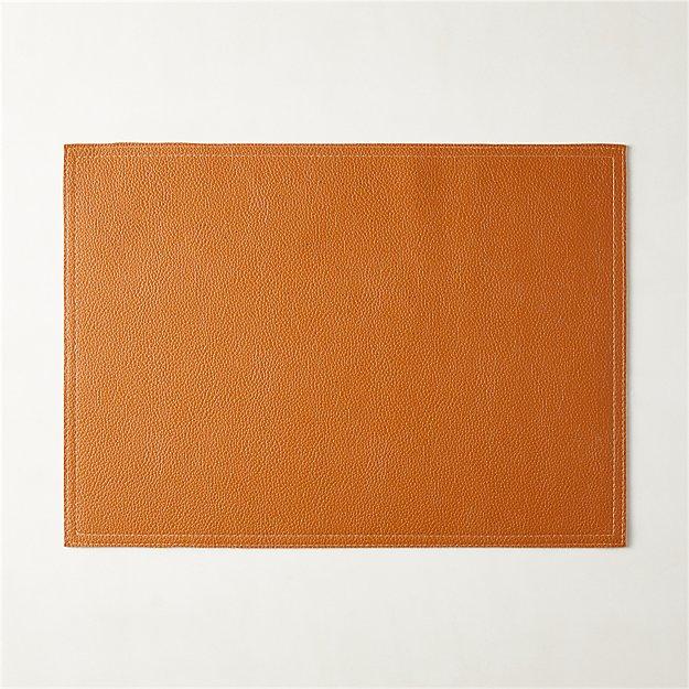 Saddle Faux Leather Placemat