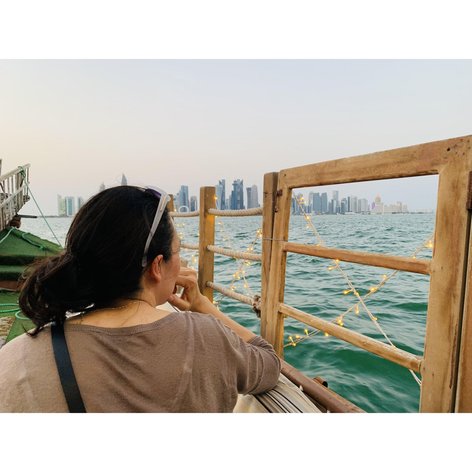 ...on boats...