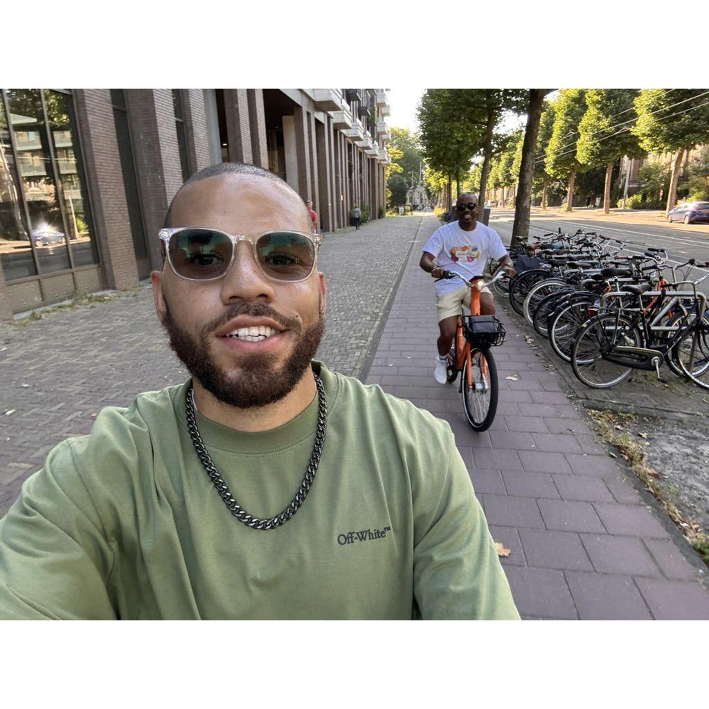 Riding bikes through Amsterdam (2025)