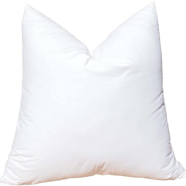 Pillowflex Synthetic Down Pillow Insert for Sham Aka Faux/Alternative (24 Inch by 24 Inch)