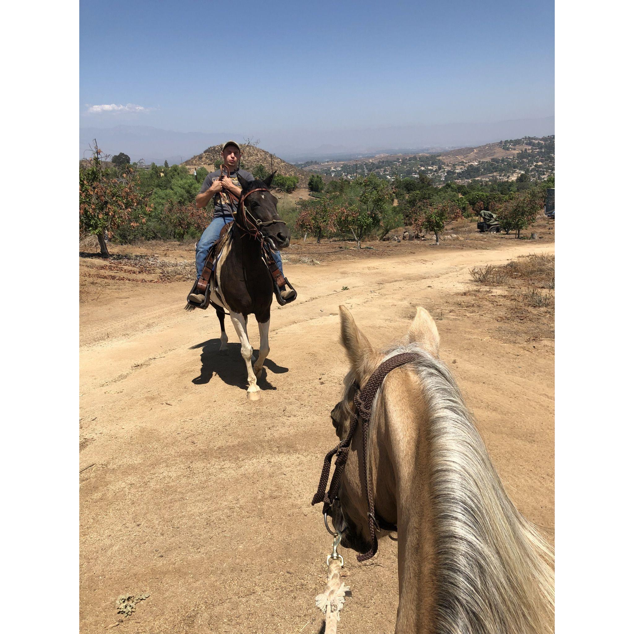 Trail rides in Southern CA.