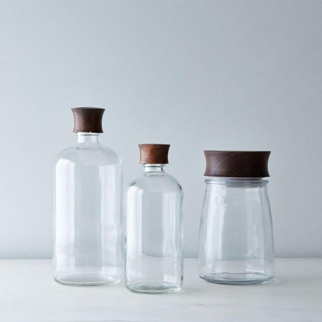 Boston Bottle Hand-Turned Jar and Lid