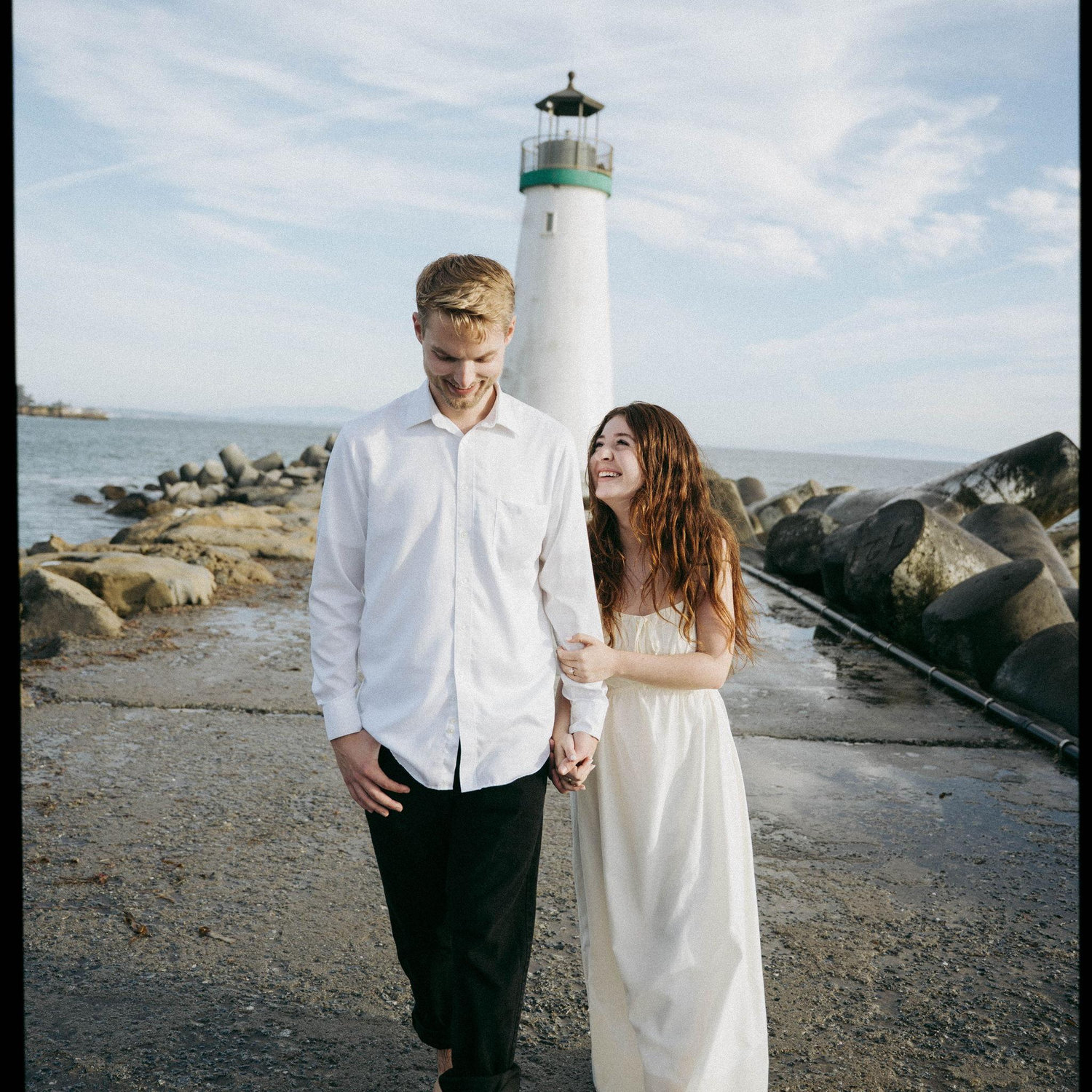Back at Seabright for engagement pictures!