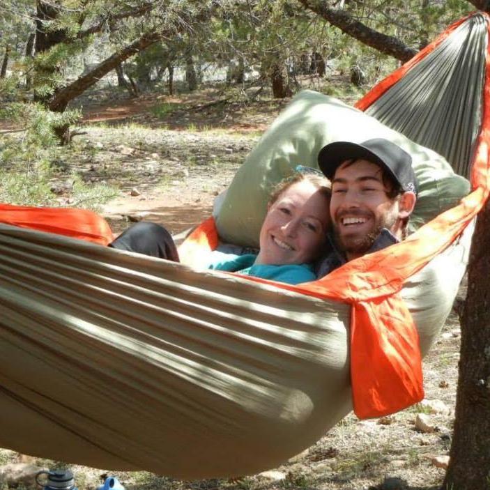 Couple's hammock hangout