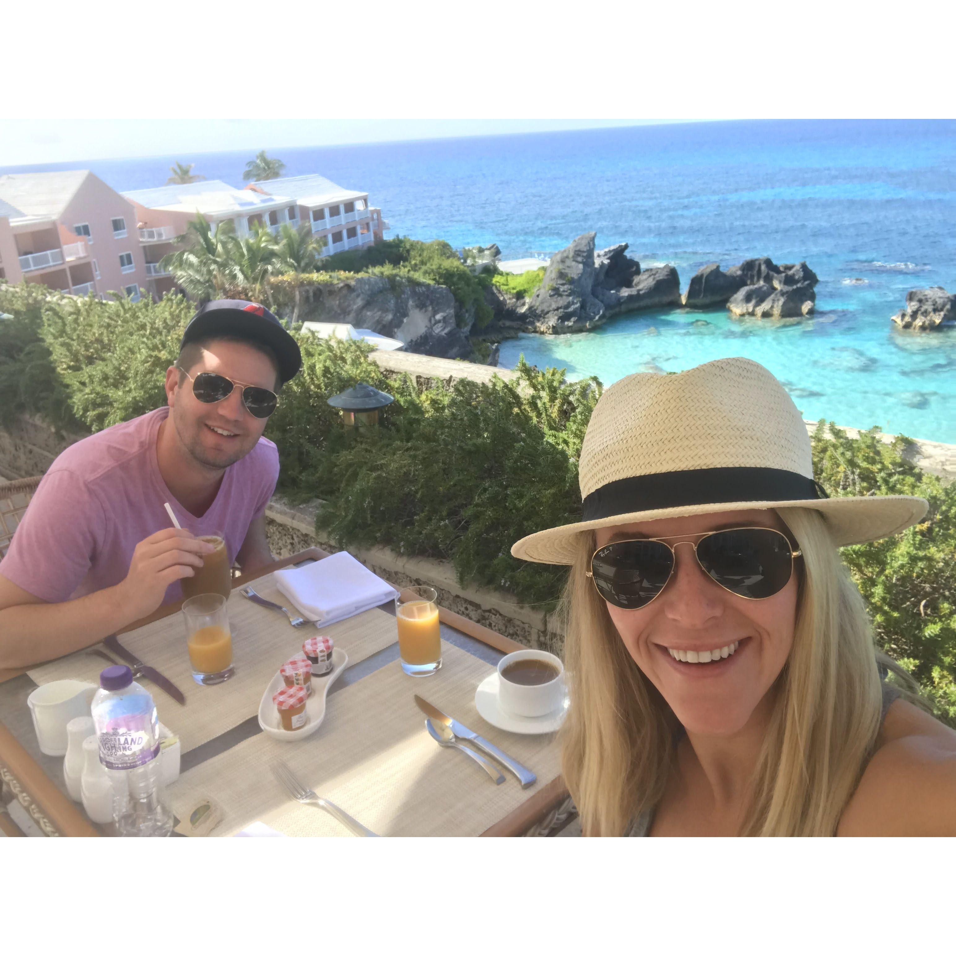 MAR. 2019 - coffee with a GREAT view at The Reefs