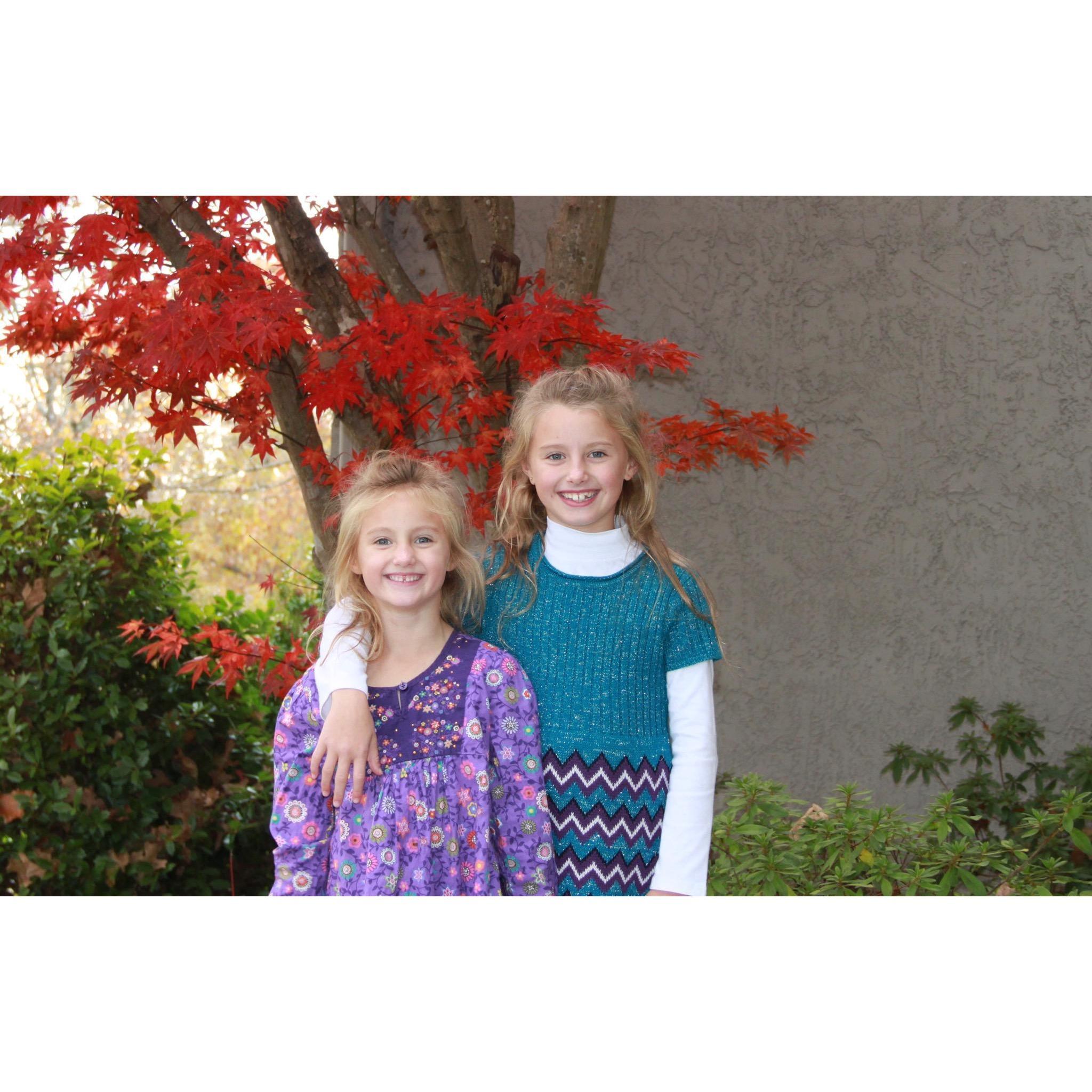 Our nieces Haley and Morgan.