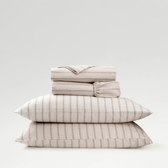 Flannel Stripe Bundle Sheet Set- King