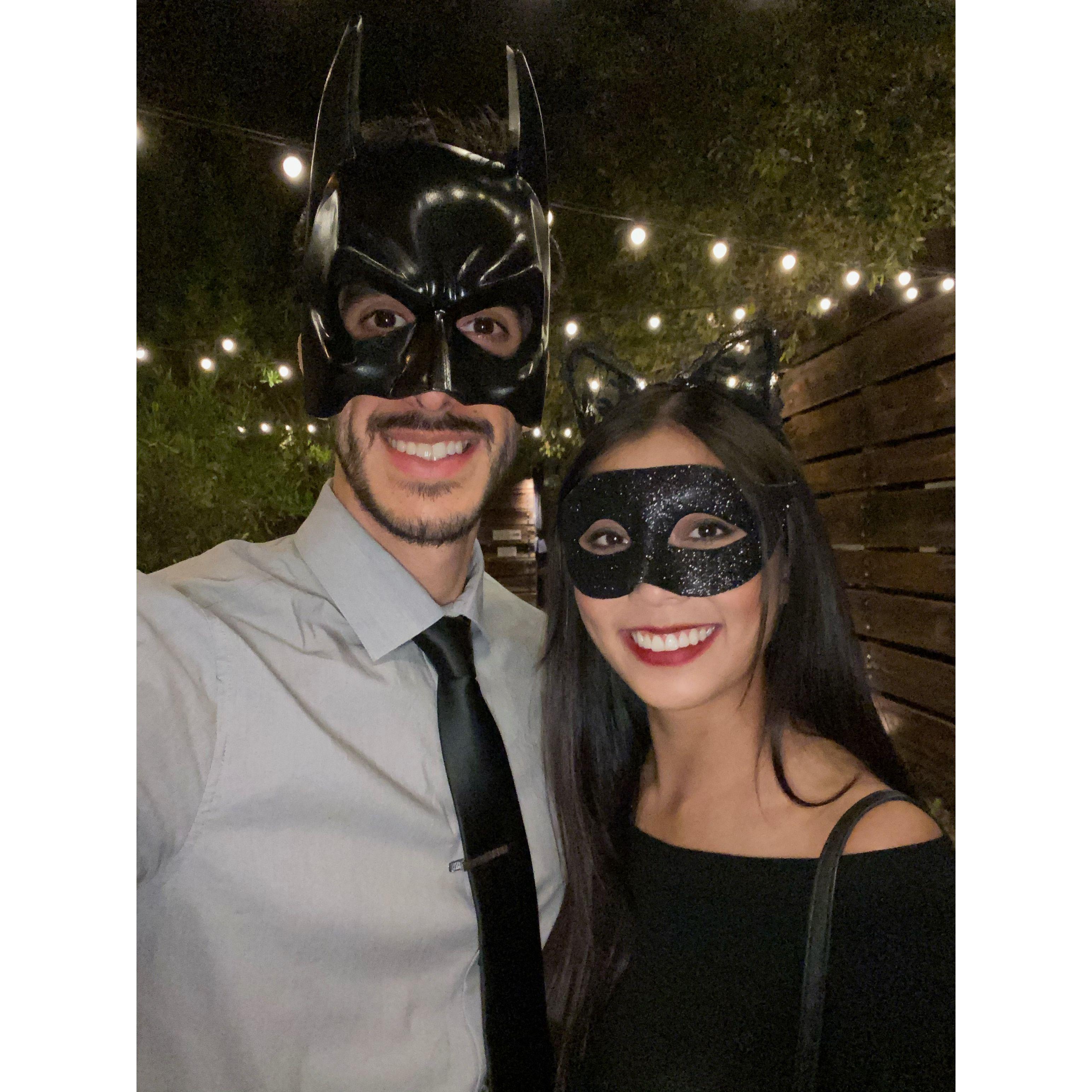 Celebrating our one-year anniversary 🦇🐈‍⬛