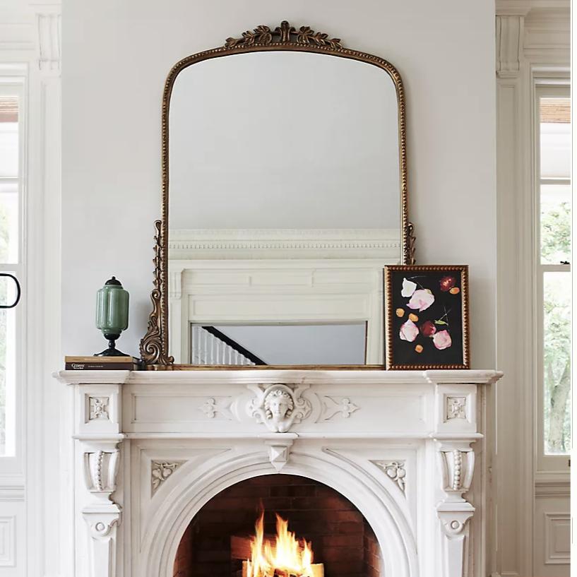 Anthropologie Gleaming Primrose Mirror - 5' Gold