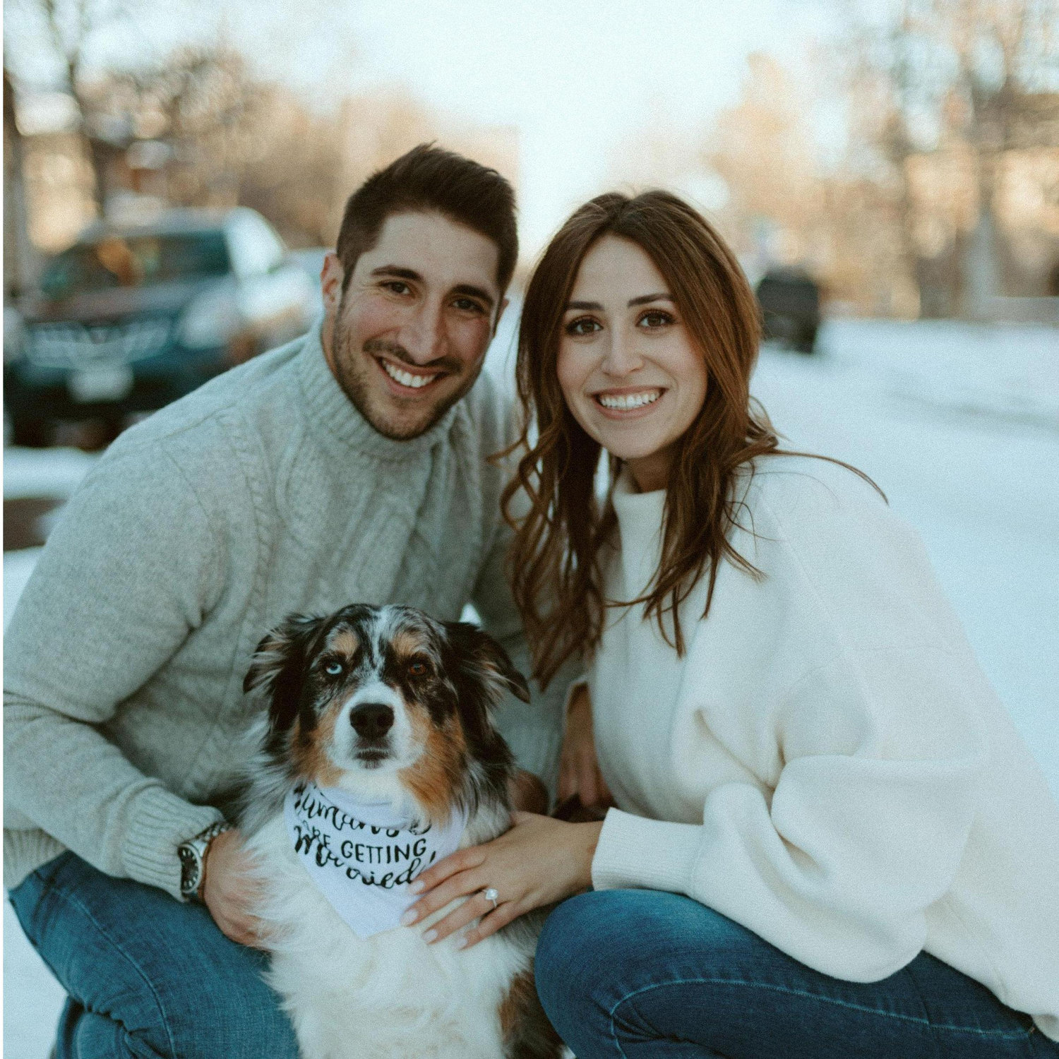 "My humans are getting married!"