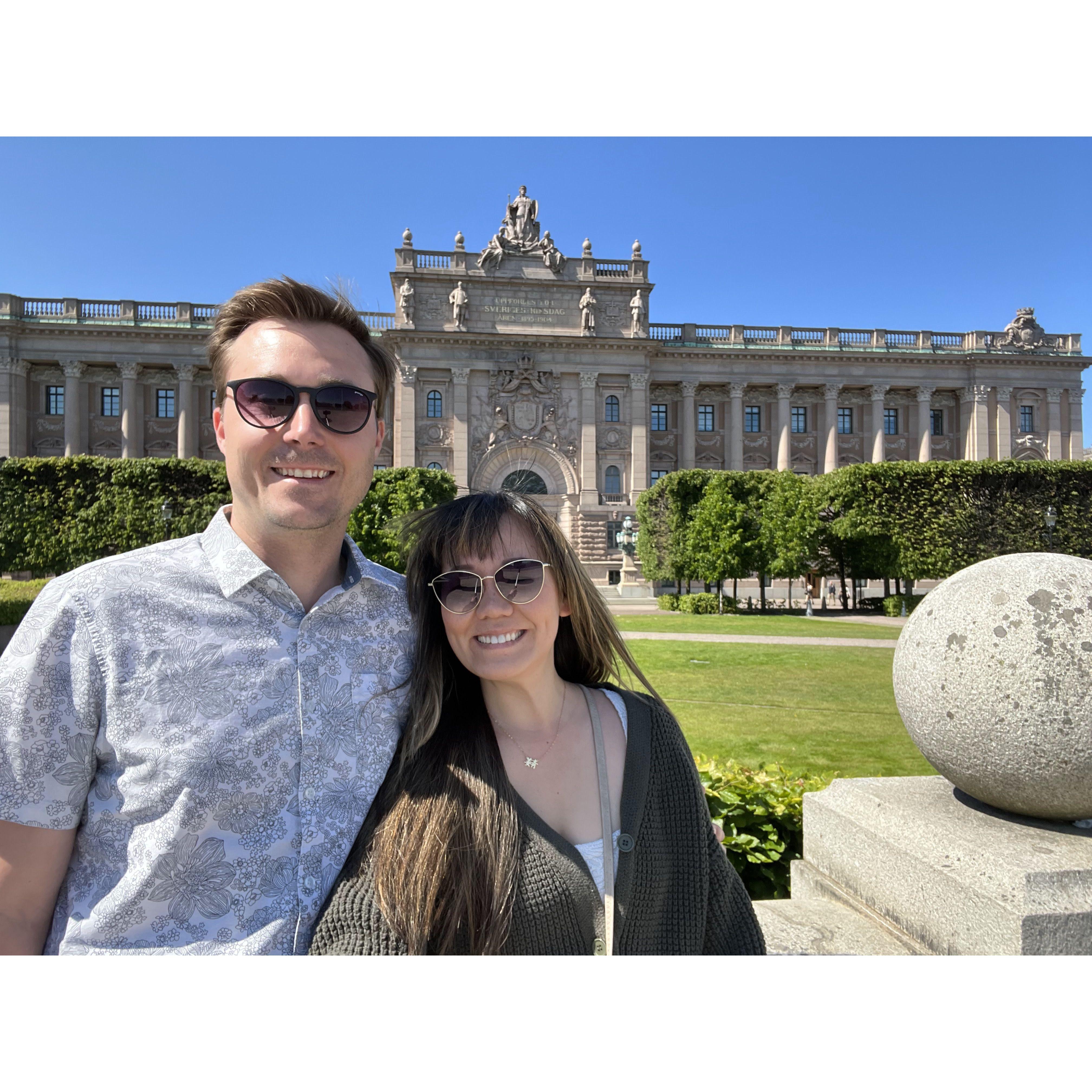 our first day exploring Stockholm, Sweden