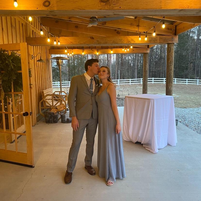 Our first wedding we were in together for our friends Nick and Bailey (who are both in our wedding)