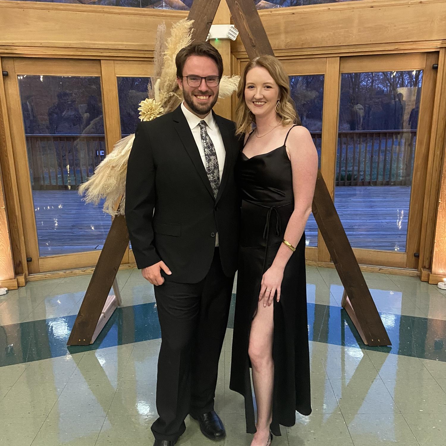 Our first wedding together!