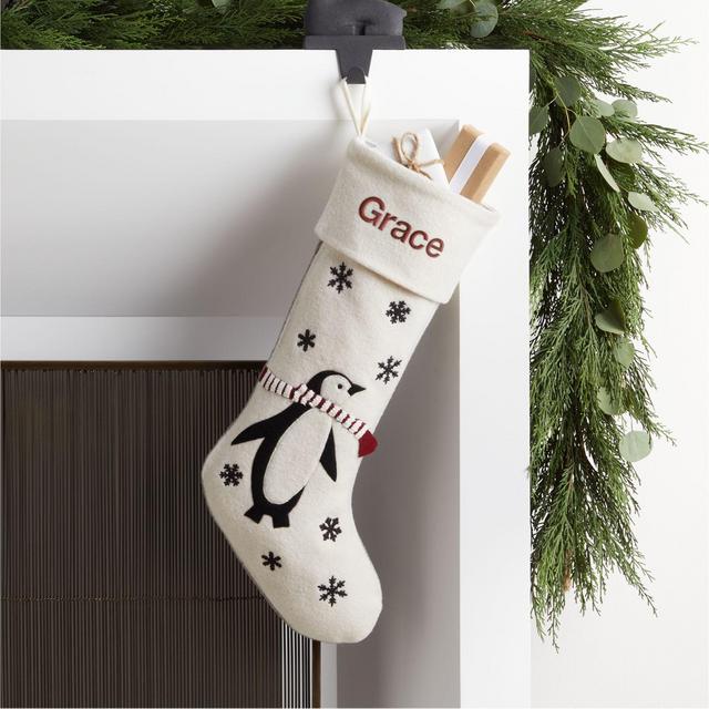 Penguin Portrait Christmas Stocking