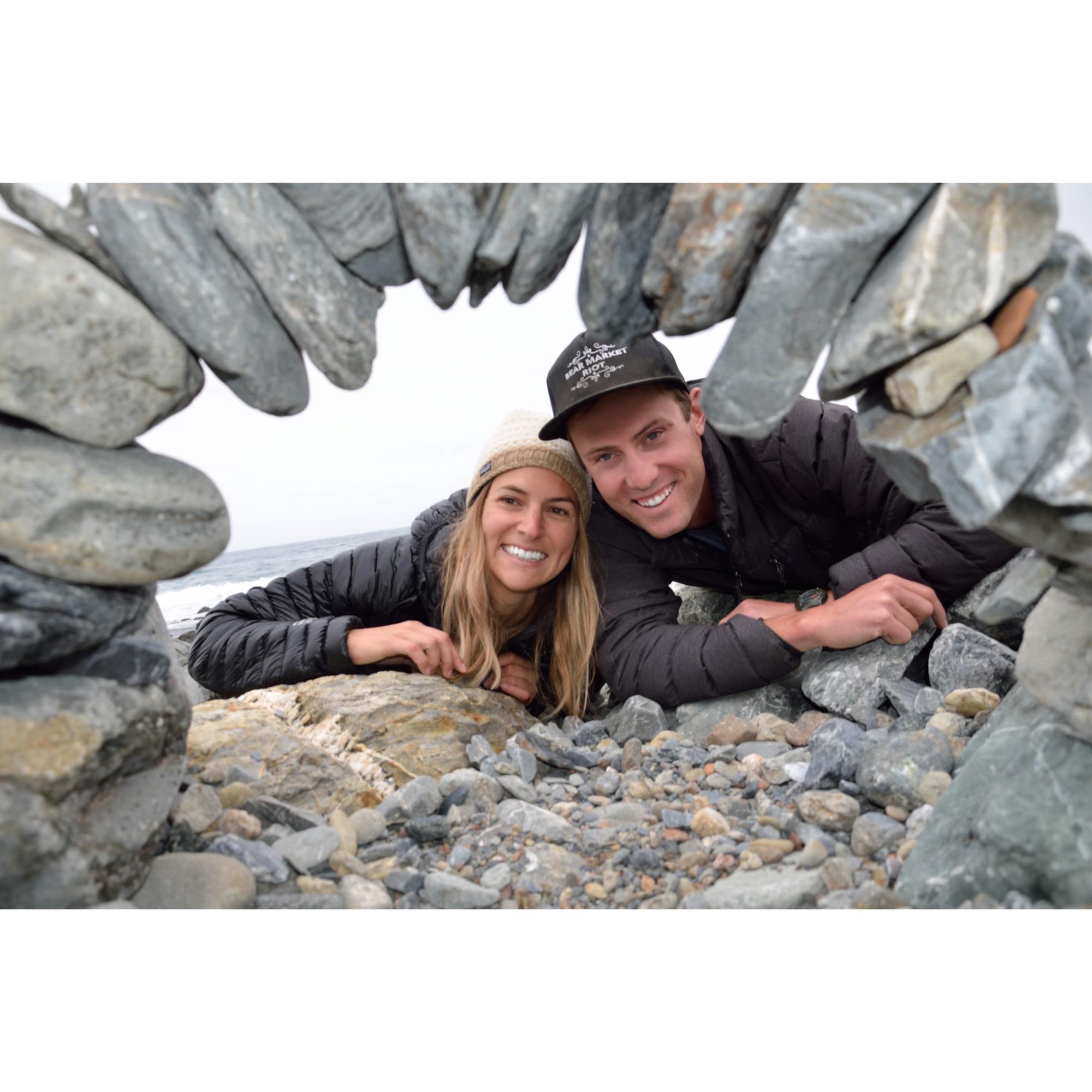 We love to build rock arches in our free time!
