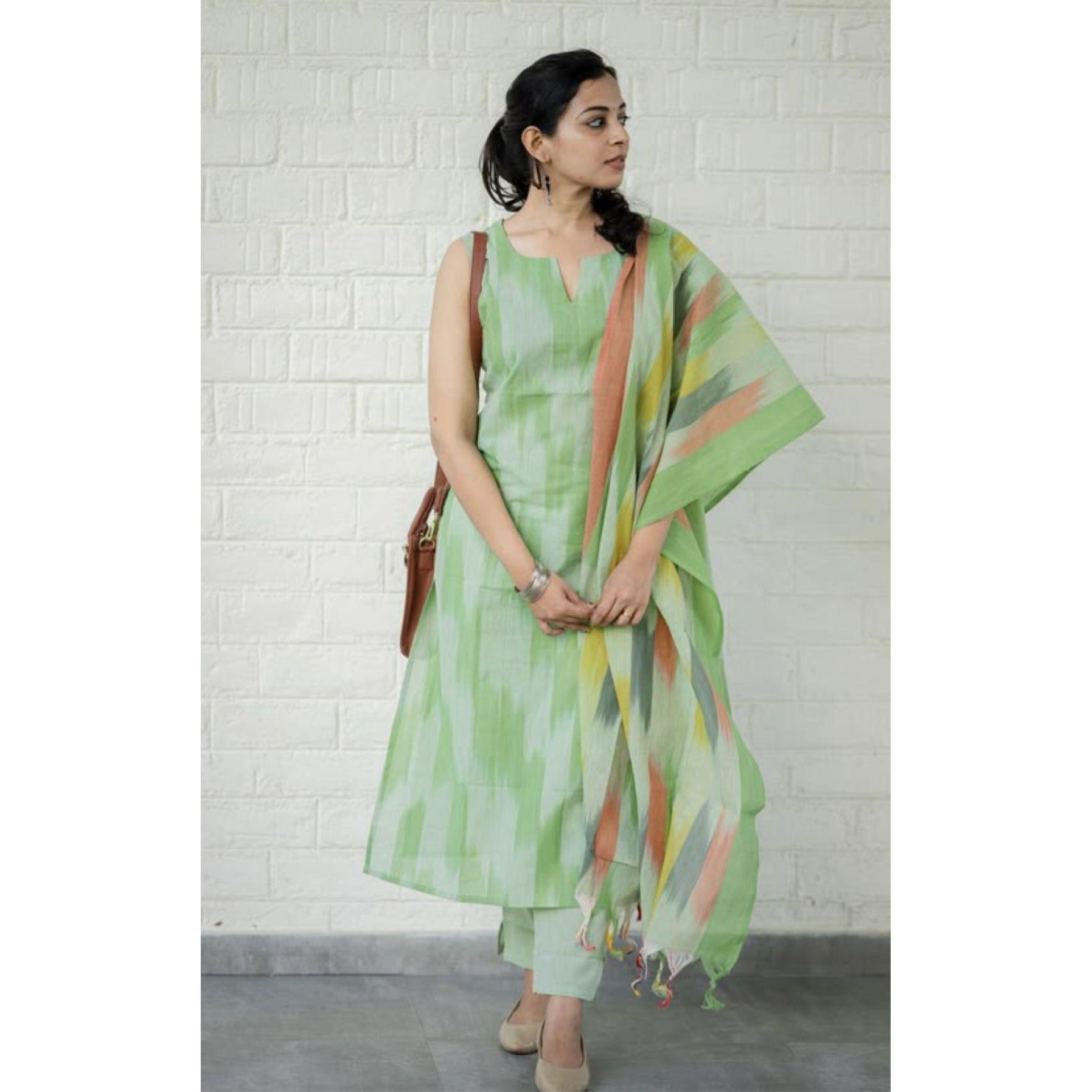 Salwar Kameez - Mehndi