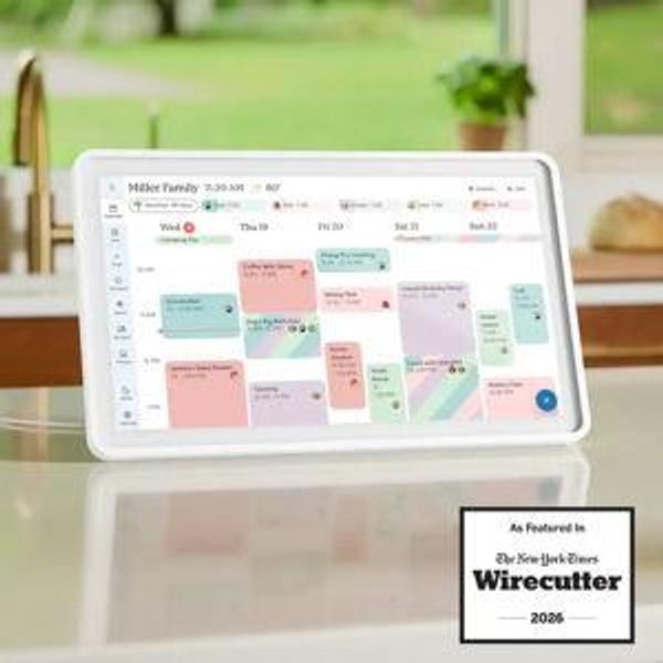 Skylight - Calendar 2: 15 Inch Touchscreen Smart Calendar and Chore Chart - White